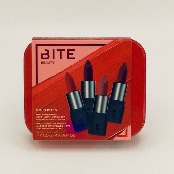 Bite Beauty Other - Bite Beauty Bold Bites Mini Lipstick Set - 4 Shades